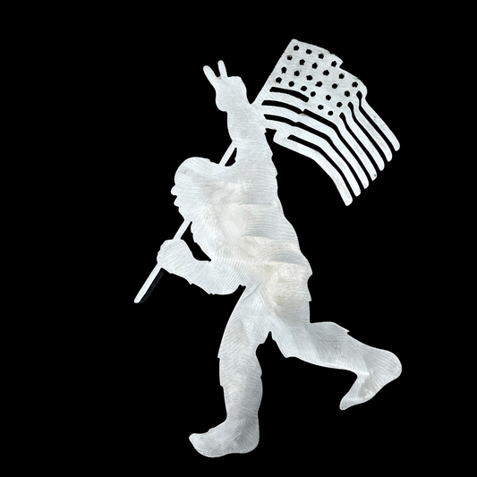 Bigfoot Cutout Flag