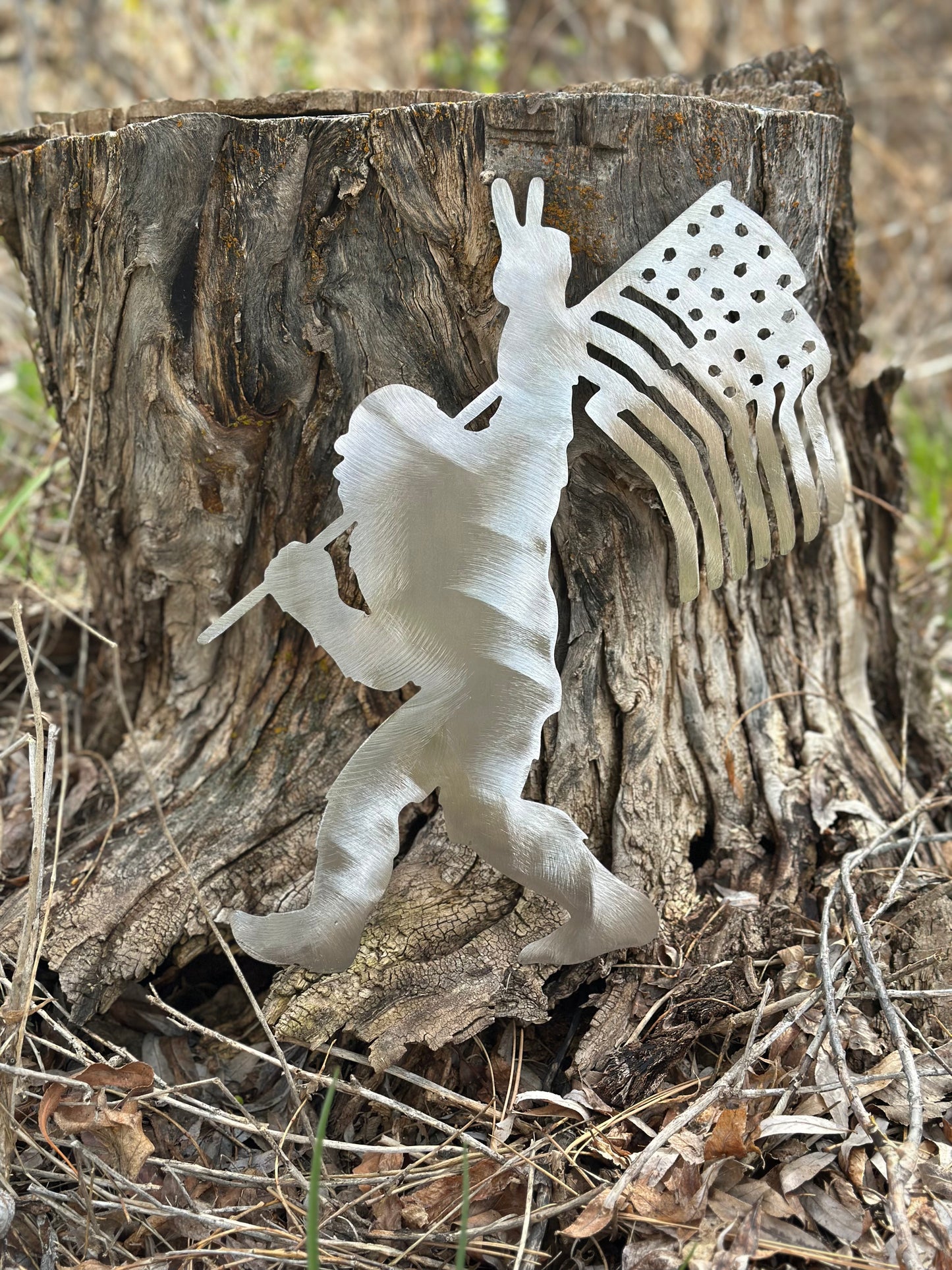 Bigfoot Cutout Flag